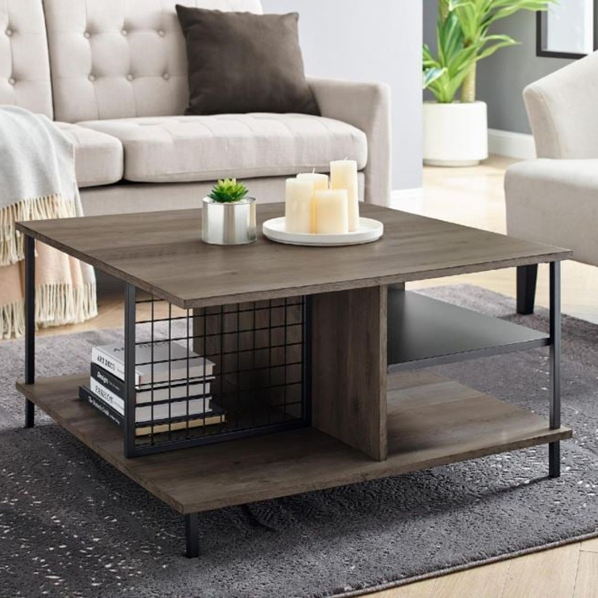 VENTITAS HOME - Mesa de centro Industrial Nayla Ventitas Home Siena