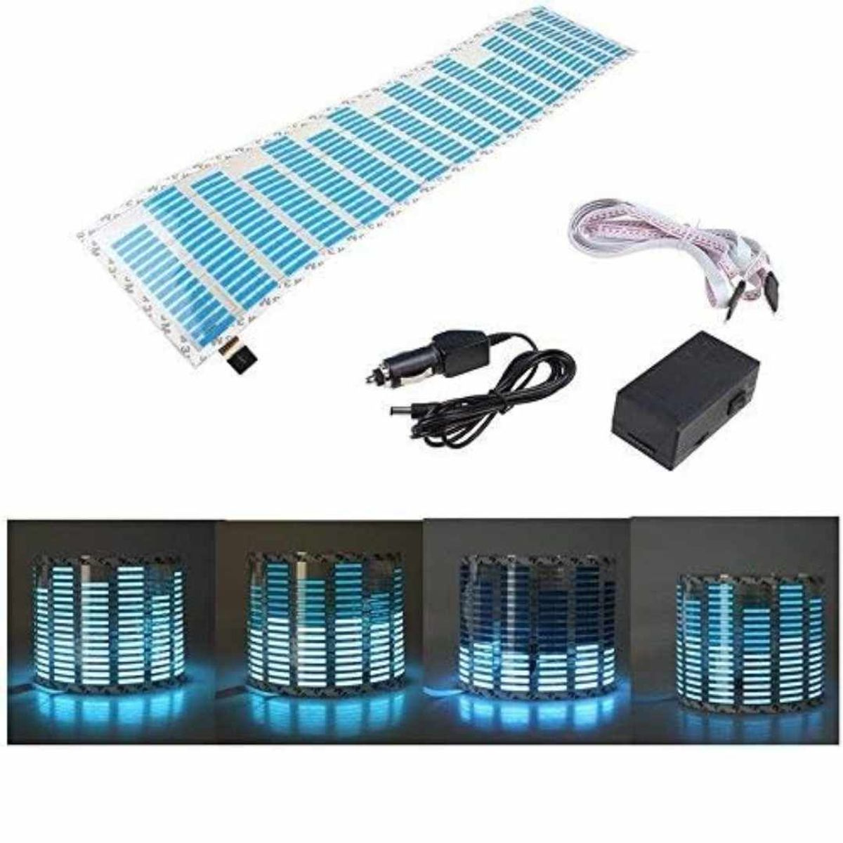 GENERICO - Luces LED Ritmicas Para Auto Camioneta SUV Ventana Trasera