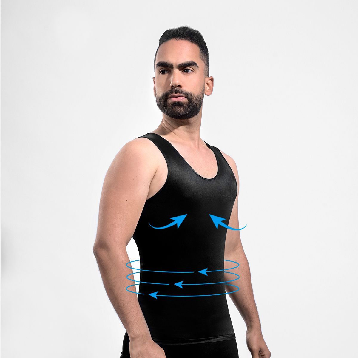 GENERICO - Bividi compresor rollitos pecho graso tetillas flacidez cintura