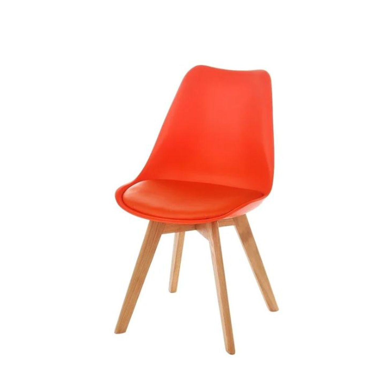 VENTITAS HOME - Silla Nórdica Larizza Roja Ventitas Home