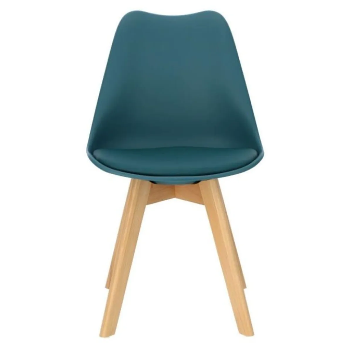 VENTITAS HOME - Silla Nórdica Larizza Turquesa Ventitas Home