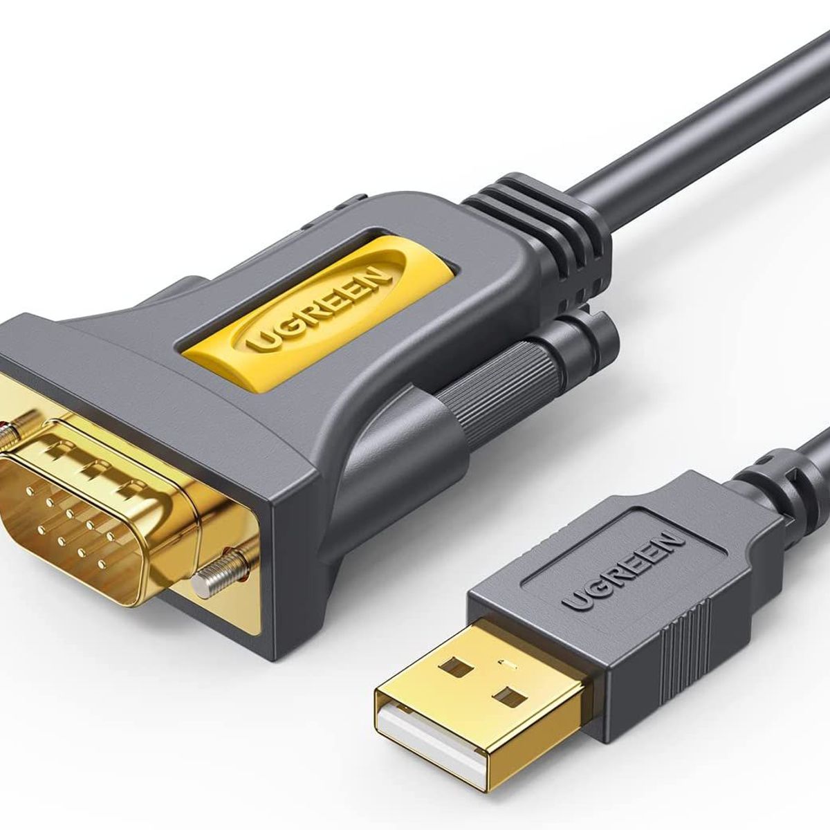 UGREEN - Ugreen Cable USB a RS232 DB9 Serial 1.5m CR104 PL2303 Win Linux Mac - 20211