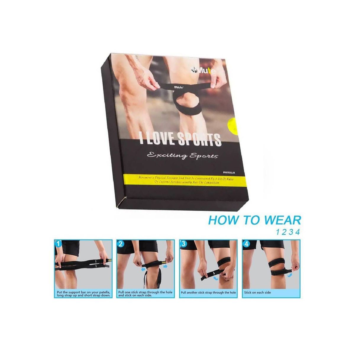 GENERICO - Soporte Rodilla Meñisquera Alivia Dolor Ajustable