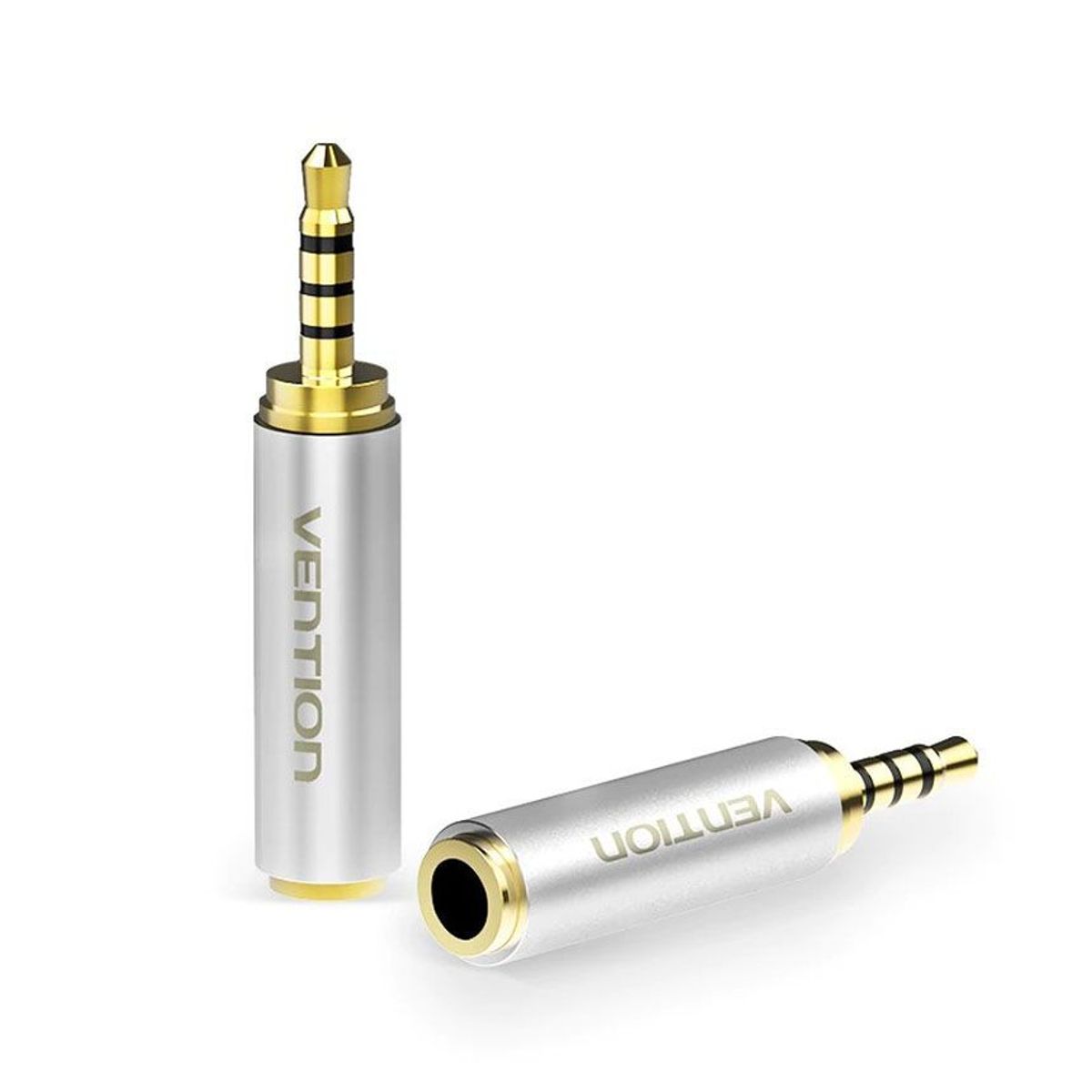 VENTION - Adaptador Audio Vention 25mm - 35mm Macho Hembra Trrs Pc HiFi