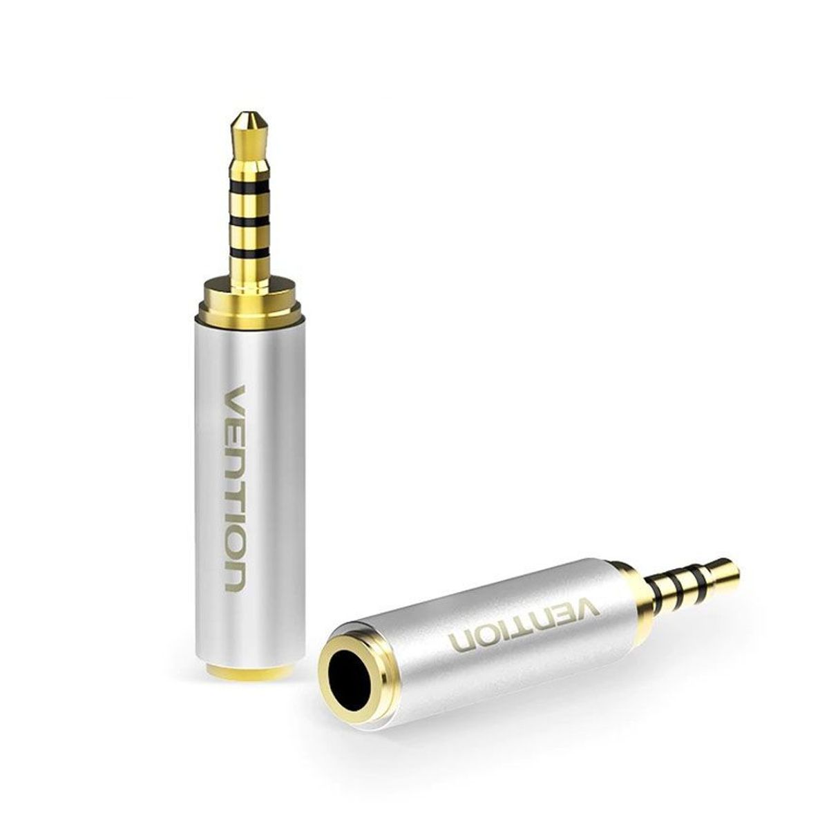 VENTION - Adaptador Audio Vention 25mm - 35mm Macho Hembra Trrs Pc HiFi