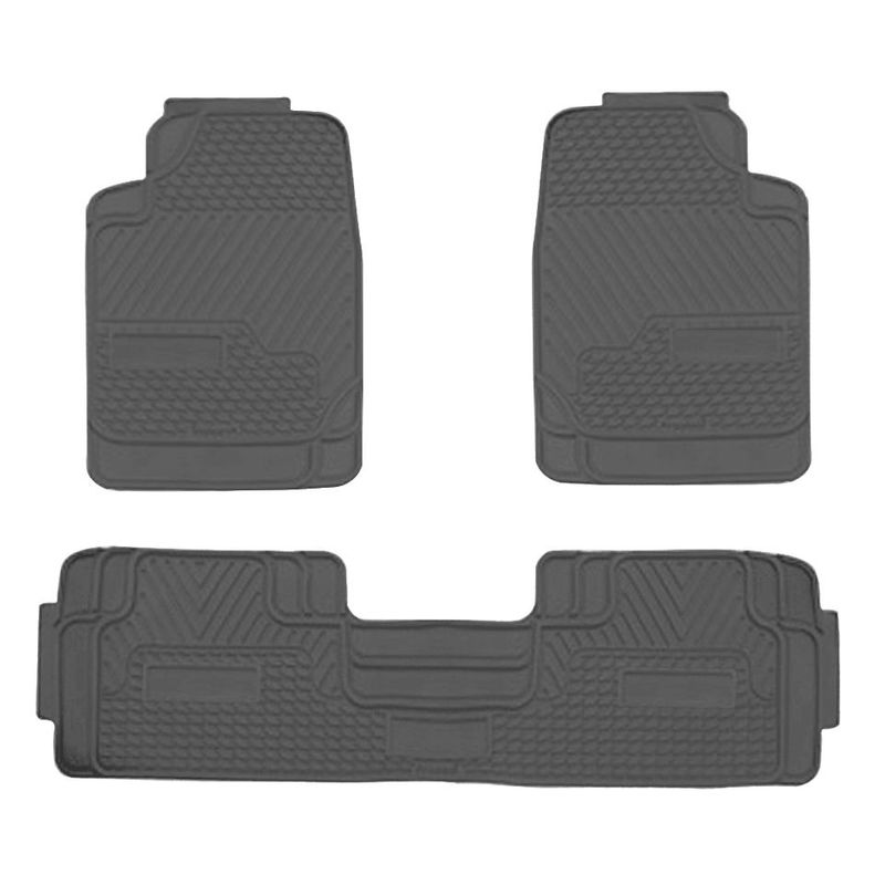 GENERICO - Piso De Auto gris Camioneta Protector Pvc Tapiz Suelo