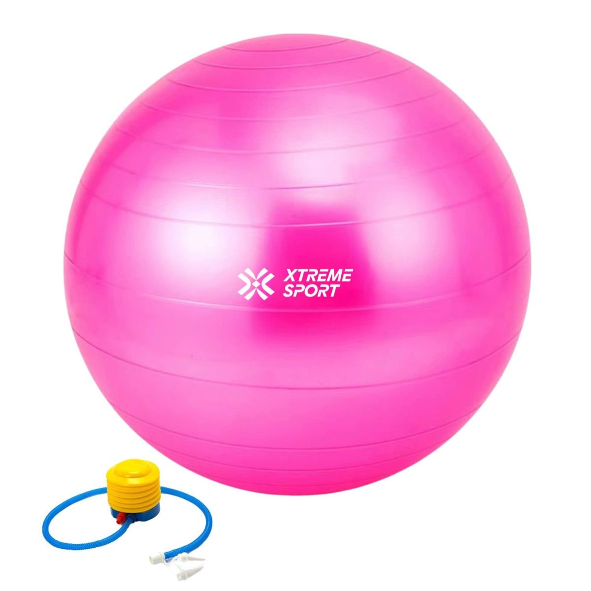XTREME SPORT - Pelota de yoga y pilates de 65 cm + inflador.