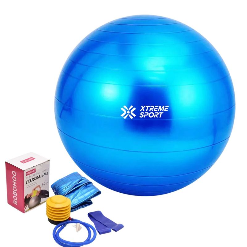 XTREME SPORT - Pelota Bobath yoga y pilates de 65 cm + inflador