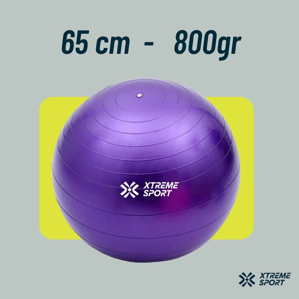 XTREME SPORT - Pelota de Bobath yoga y pilates de 65 cm + inflador