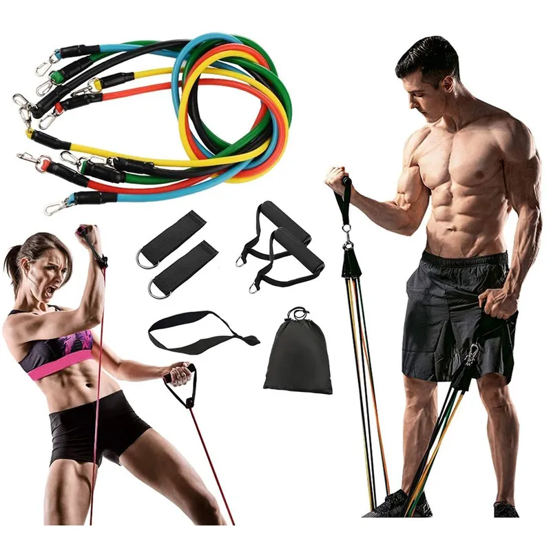 GENERICO - Bandas Elásticas de Resistencia 11 Piezas