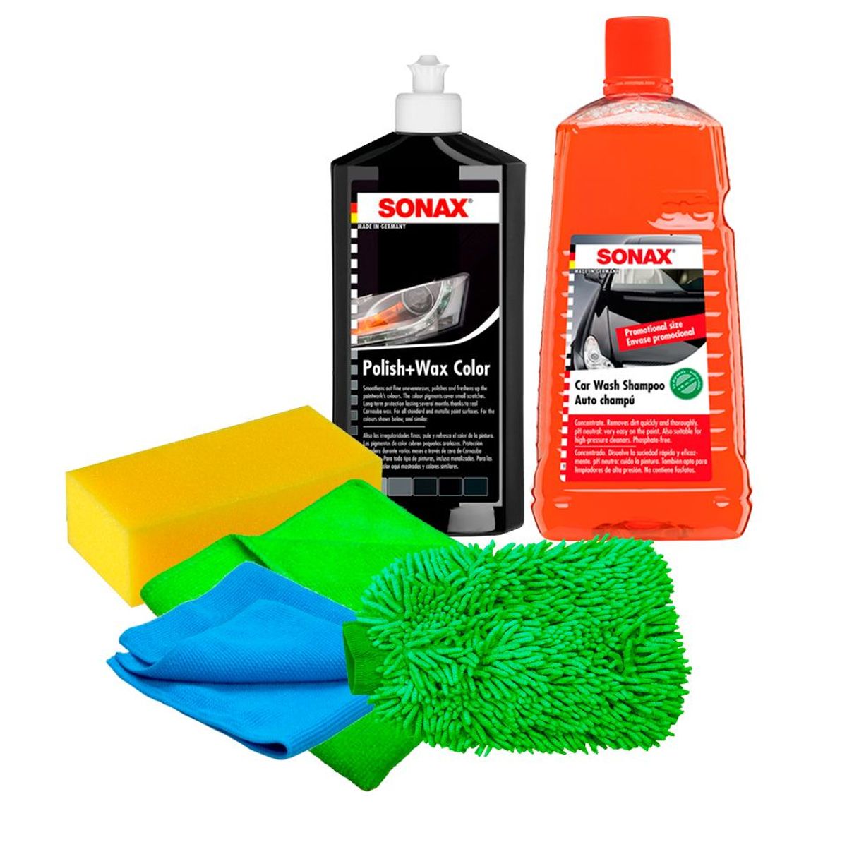 GENERICO - Kit De Tratamiento De Pintura Para Auto Negro Sonax Cera