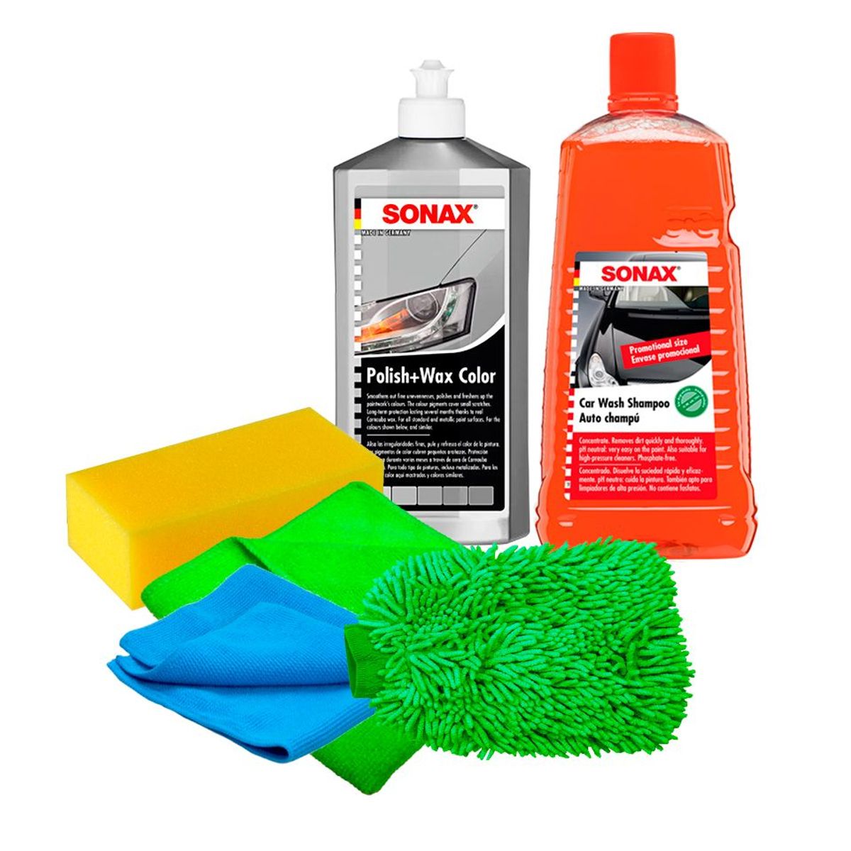 GENERICO - Kit De Tratamiento De Pintura Para Auto Gris Sonax Cera