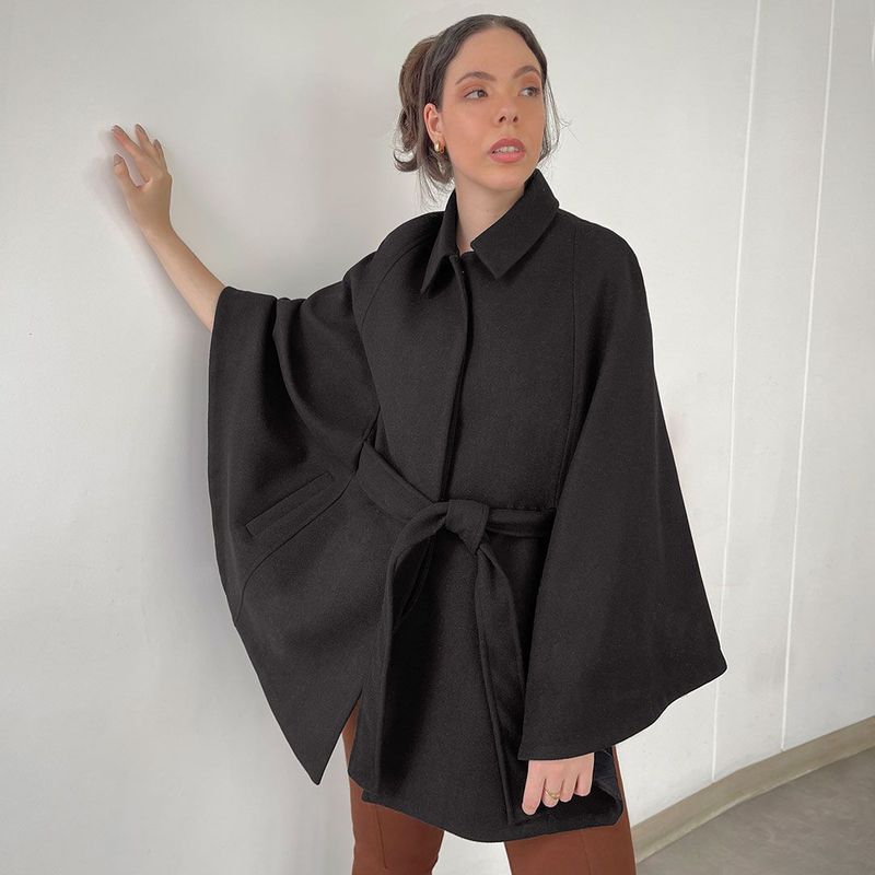 TEILOR - Capa Elegante de Paño Mujer