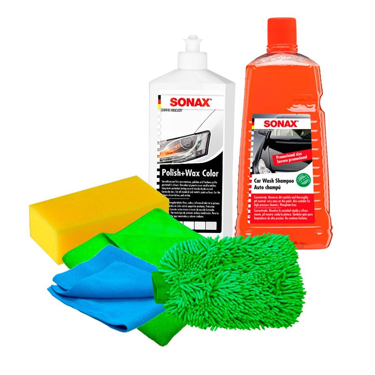 GENERICO - Kit De Tratamiento De Pintura Para Auto Blanco Sonax Cera