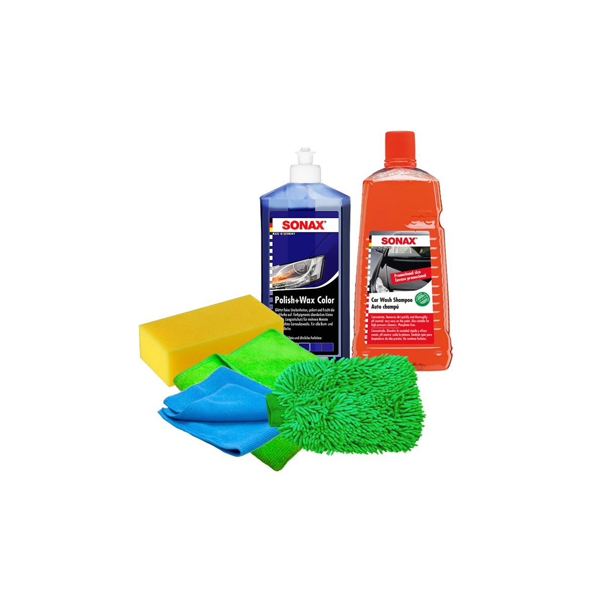 GENERICO - Kit De Tratamiento De Pintura Para Auto Azul Sonax Cera