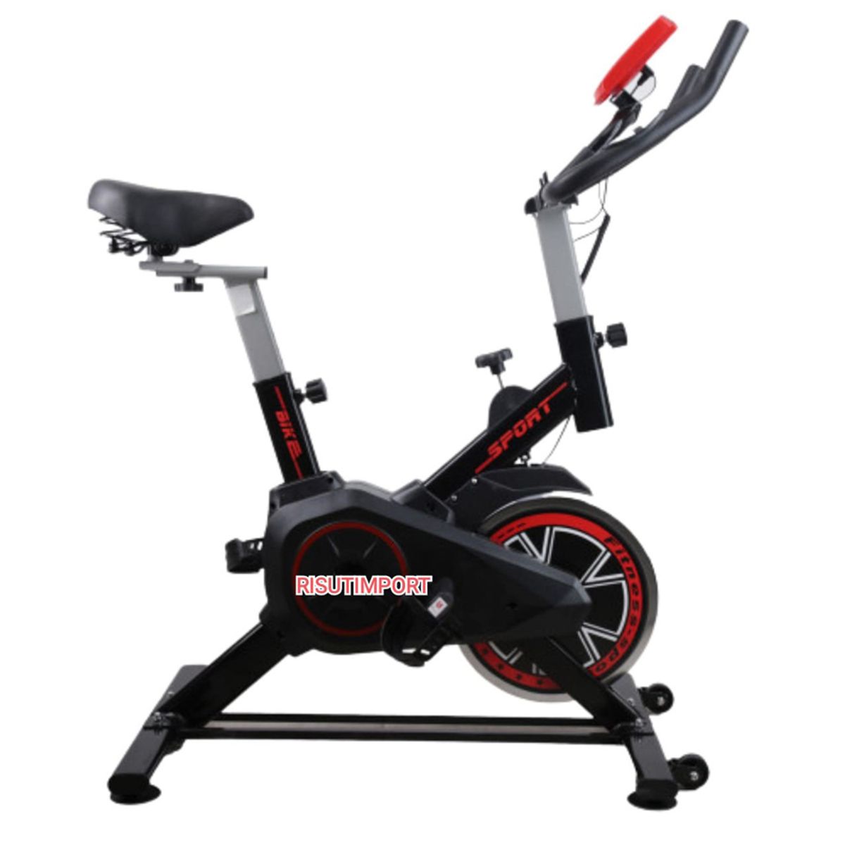 RISUTIMPORT - BICICLETA SPINING VOLANTE 8 KILOS SOPORTE A 120 KG