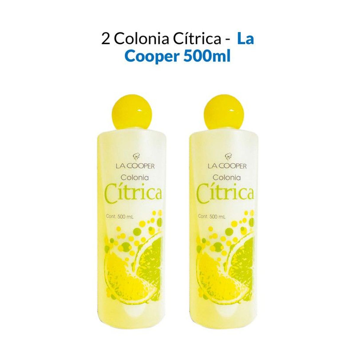 GENERICO - 2 Colonia Cítrica La Cooper x 500ml