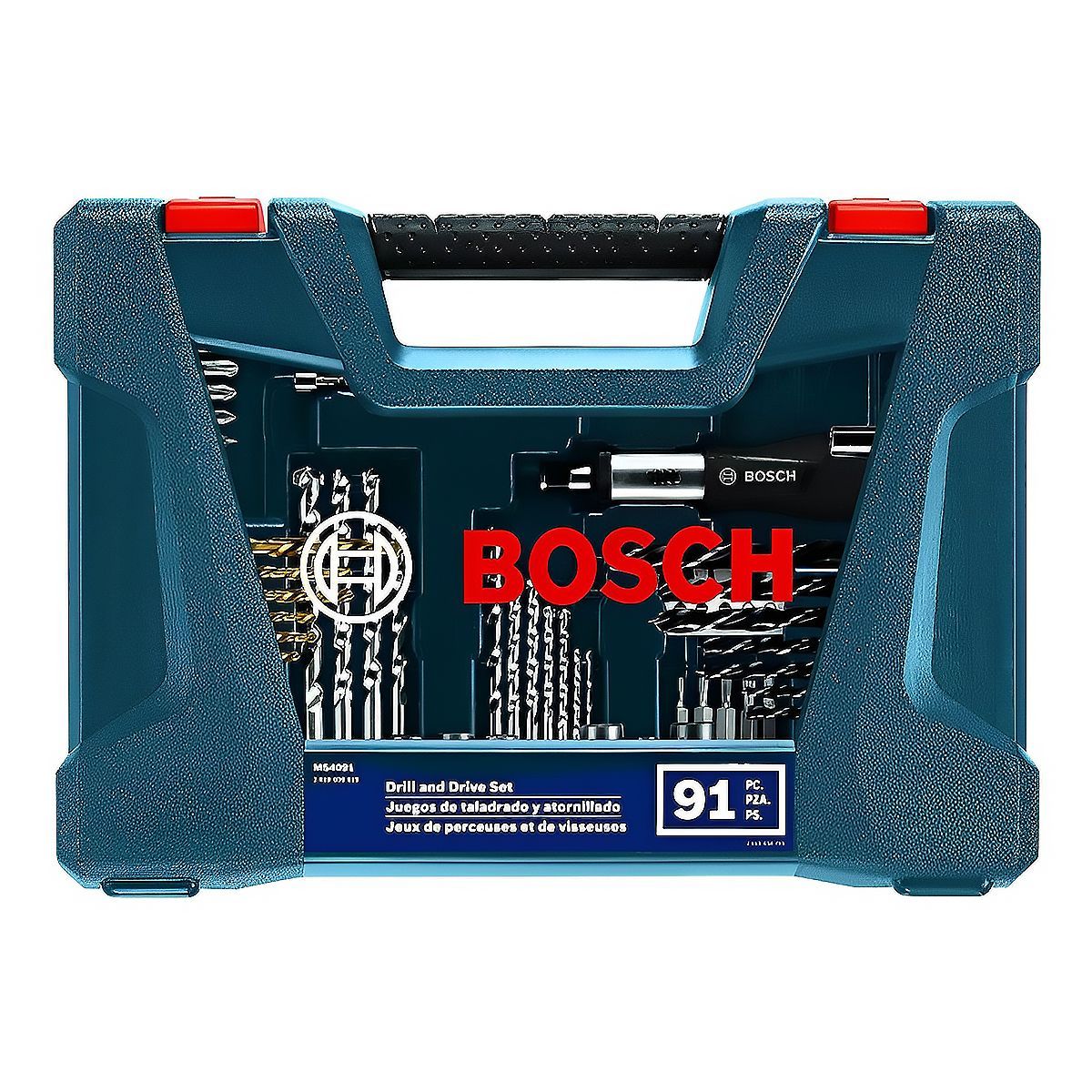 BOSCH - Juego Set de Accesorios Puntas y Brocas V-Line 91 Piezas BOSCH Ms4091