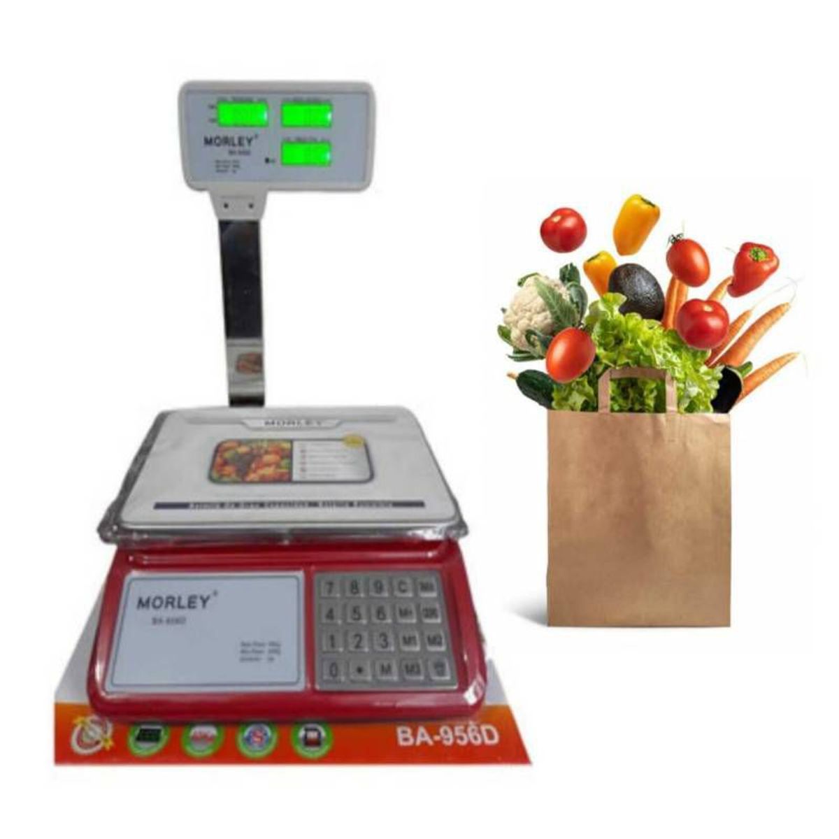 GENERICO - Balanza Electrónica Torre 40kg Recargable