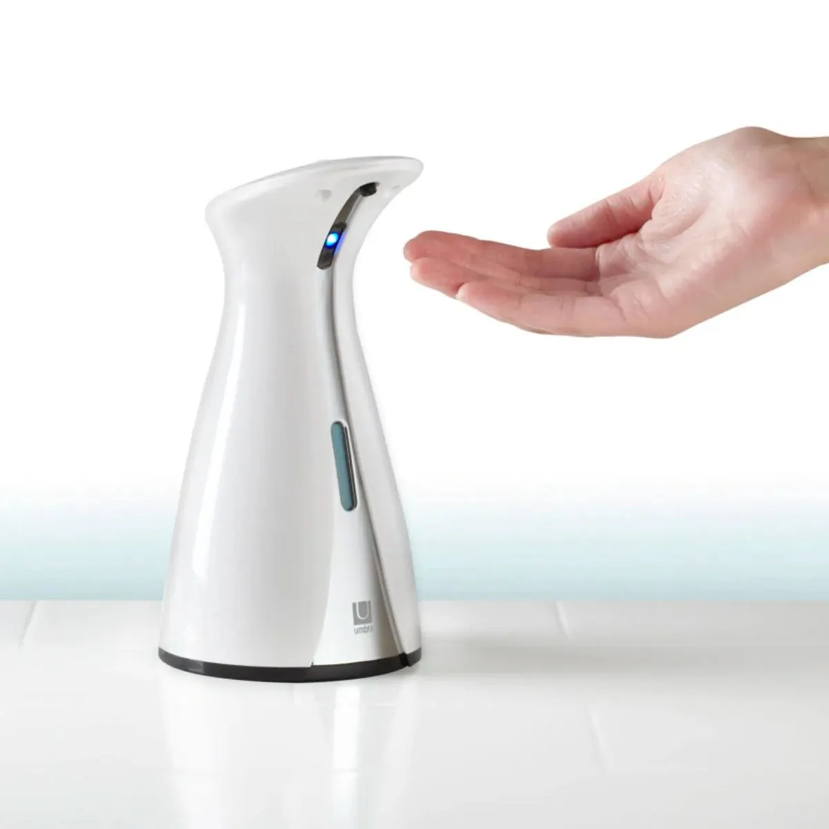 UMBRA - Dispensador jabón líquido sensor Umbra Otino 177ml blanco