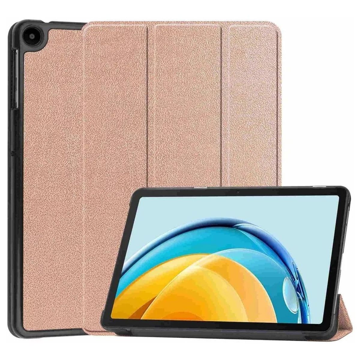 GENERICO - Funda para Tablet Huawei Matepad SE 10.4 AGS5-L09/W09 Bookcover Dorado