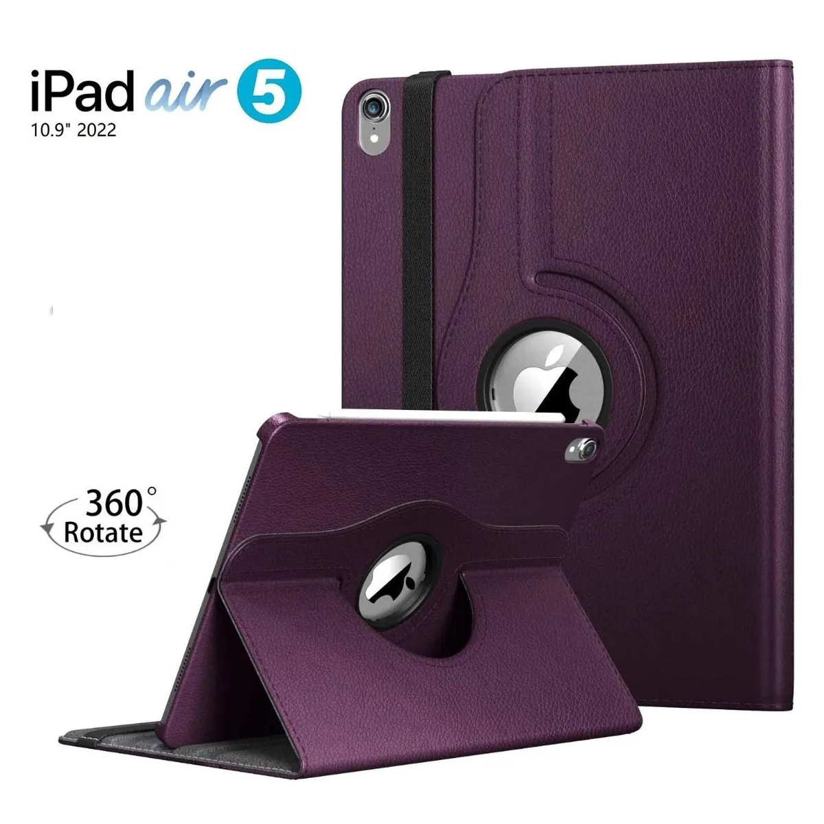 GENERICO - Funda Giratoria para iPad Air 5 10.9" 2021 A2588 A2589 A2591 Case