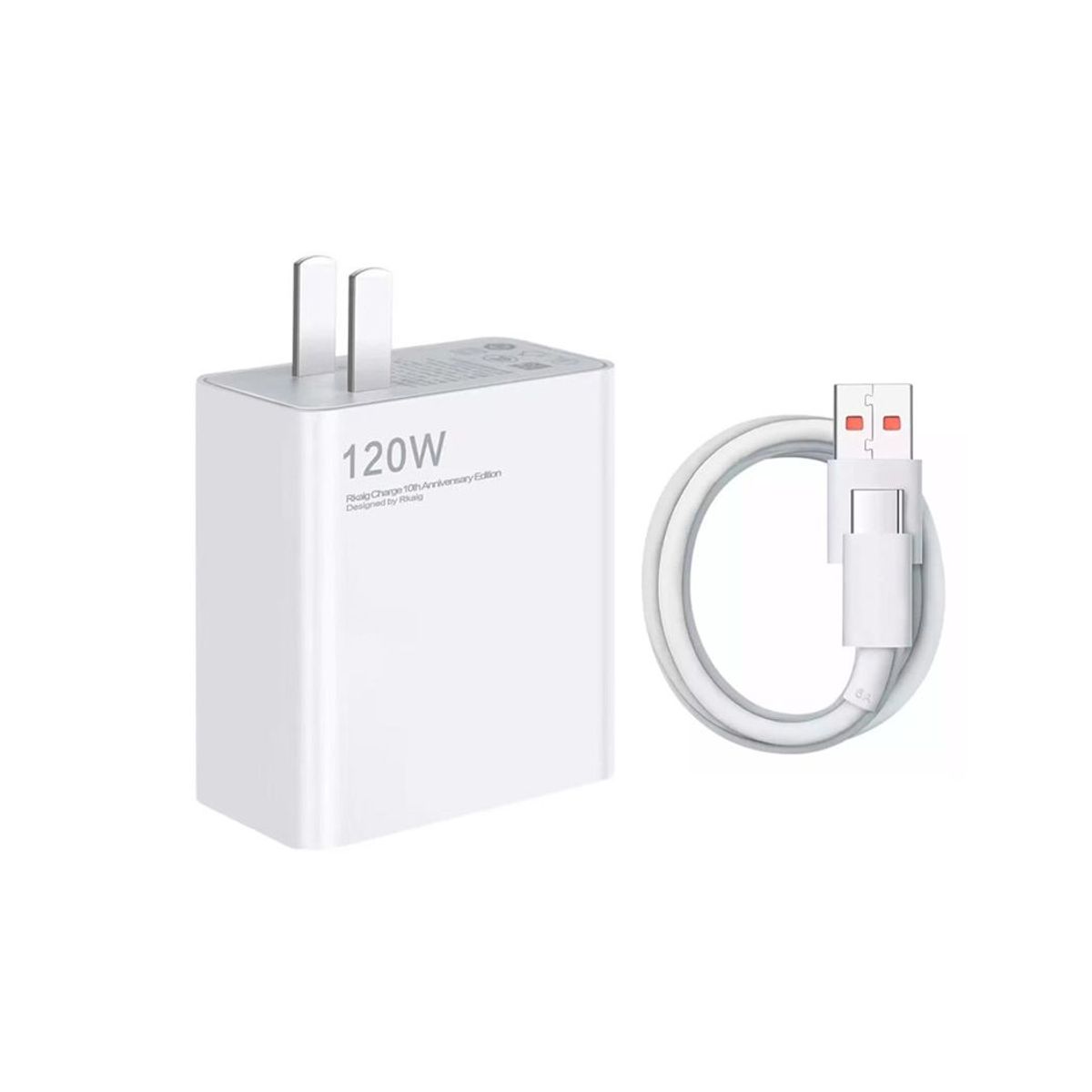 XIAOMI - Cargador Xiaomi Mi Turbo 120W Ultra Rápido  Cable 6A Tipo C Original