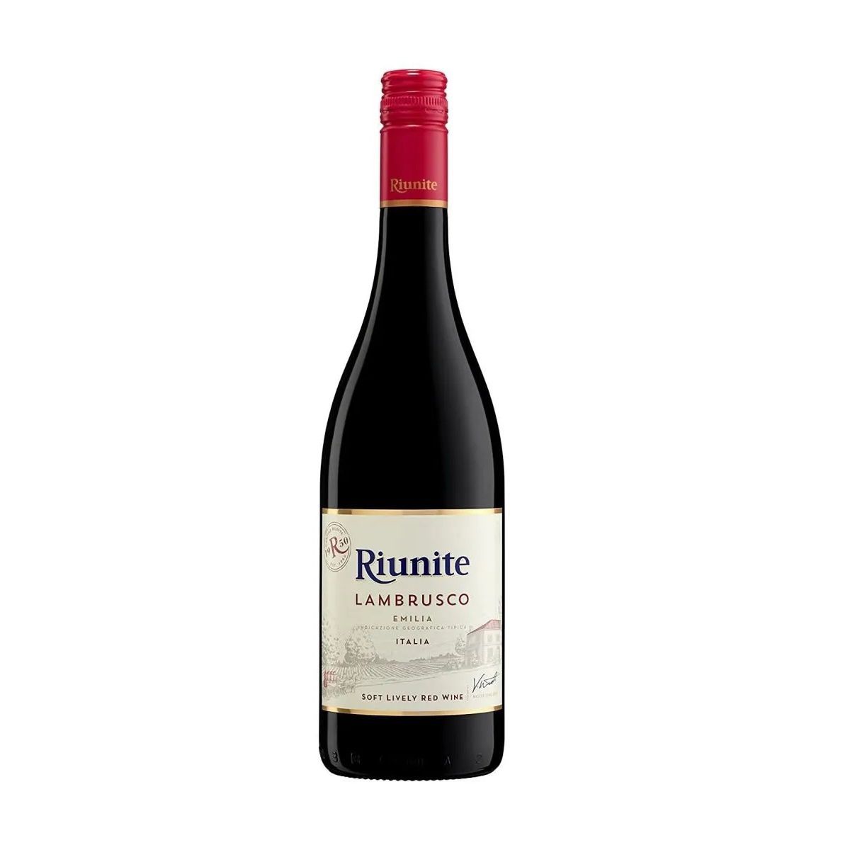 GENERICO - Vino dulce italiano LAMBRUSCO tinto  IGT x750ml - Riunite