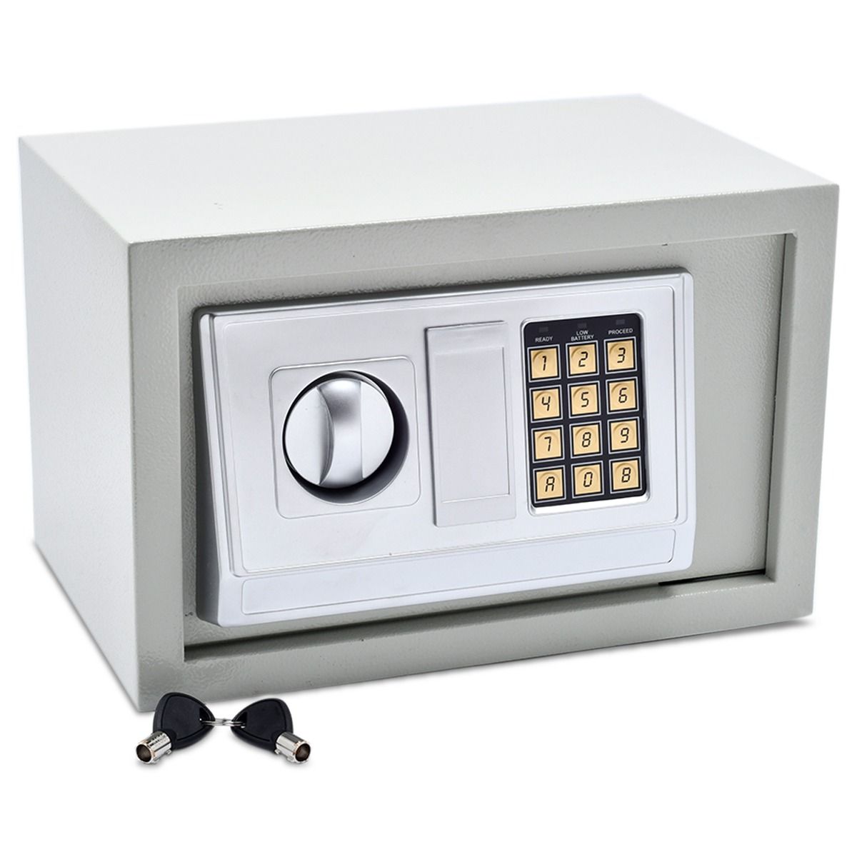 Caja Fuerte 6L de Seguridad Inteligente con Clave y Llave, marca OEM - Foto Principal