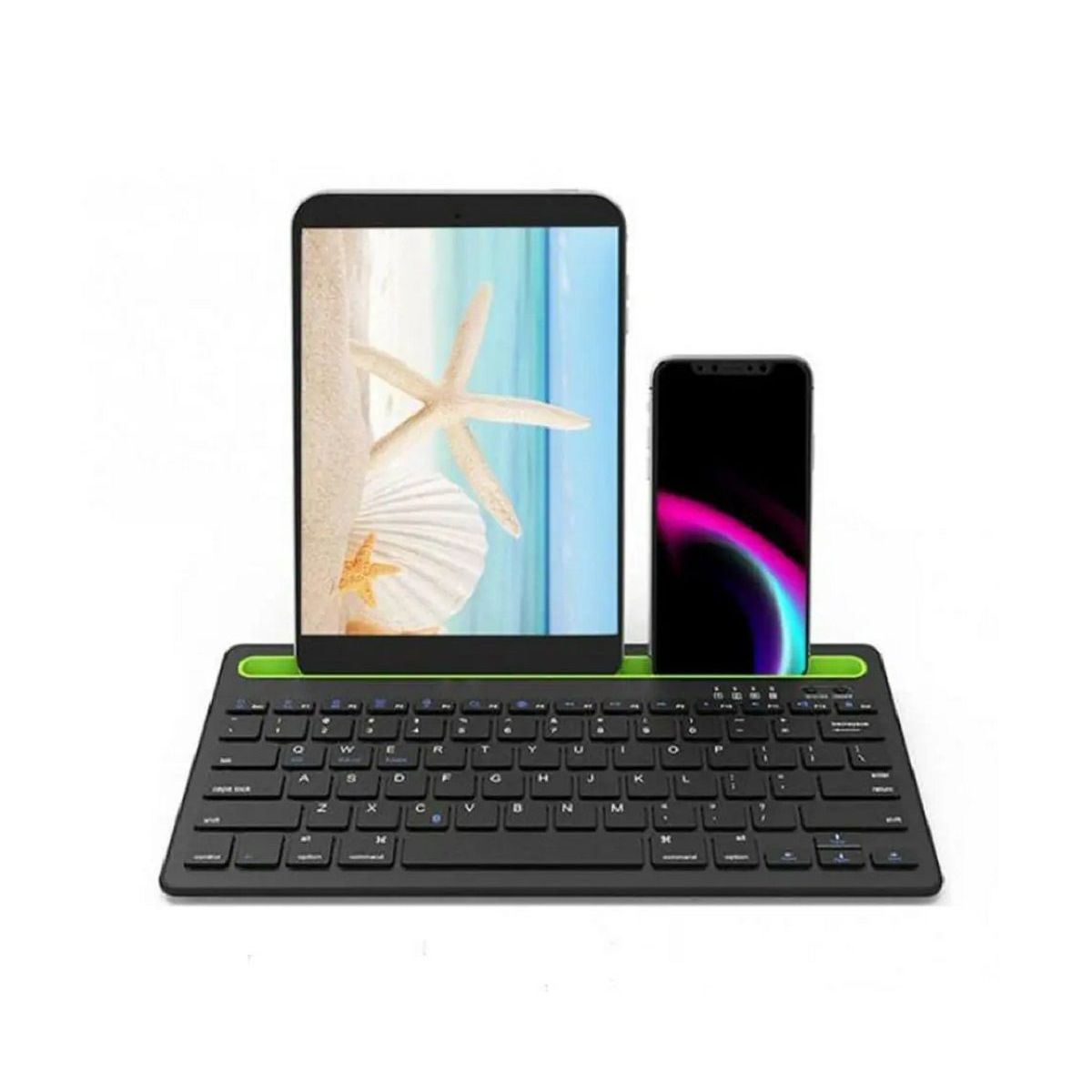 SEISA - Teclado Bluetooth Dual Tablet Celular Rk908 Dual Channel Keyboard
