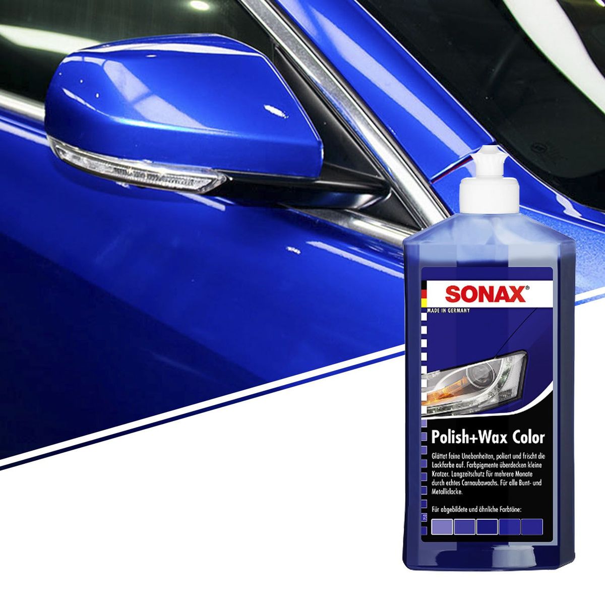 SONAX - Cera Liquida De Auto Azul Sonax 500mlpinturarayones