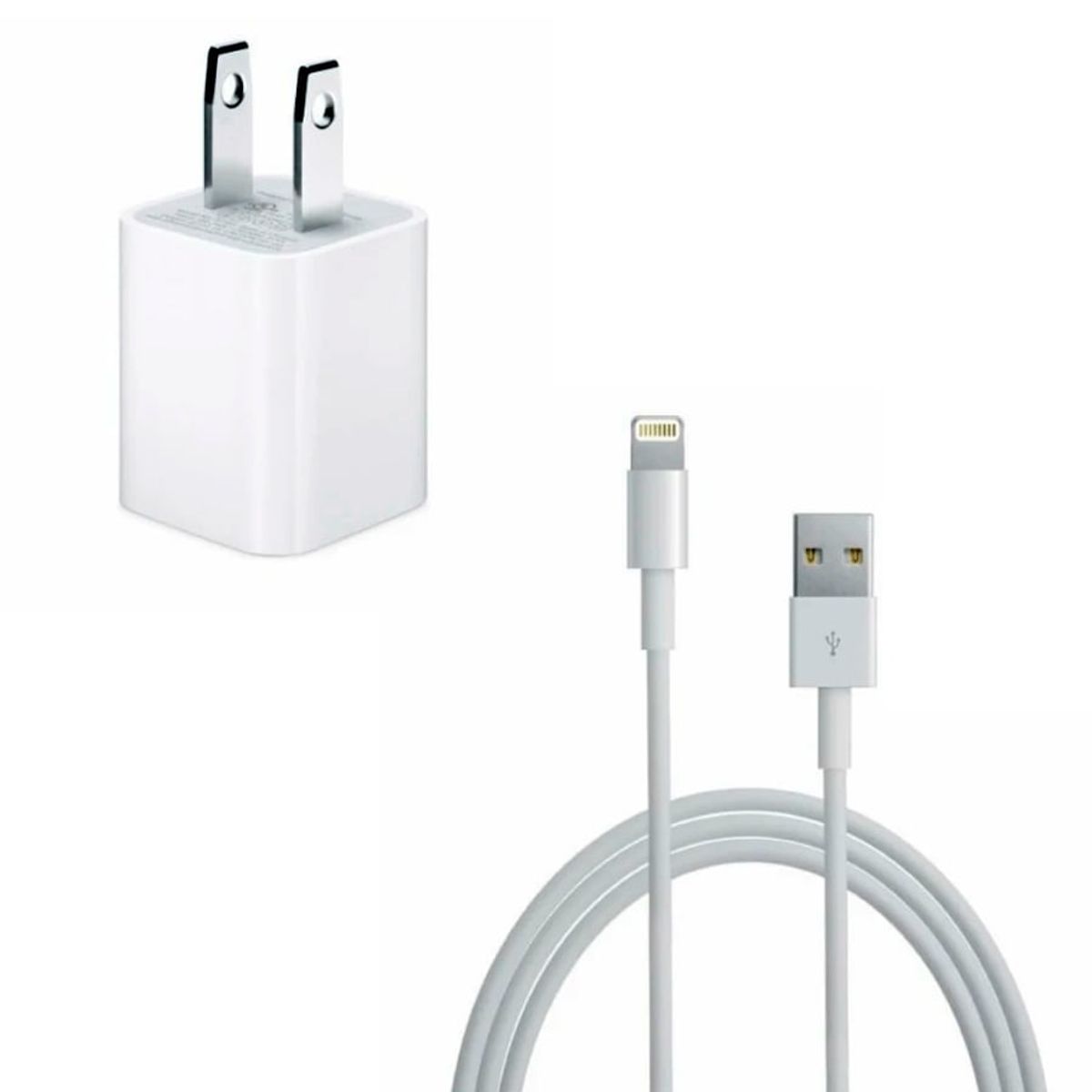 GENERICO - Cargador Para iPhone 5W Cable - Blanco