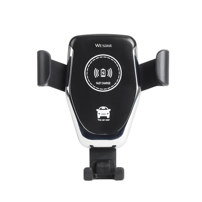 WESDAR - Wesdar - Cargador Inalámbrico para auto 10W - Negro
