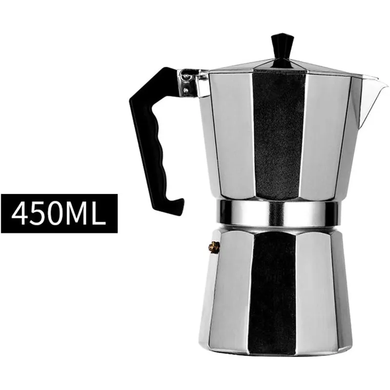 PENTHA - Cafetera Moka de 9 tasas ( 450 ml), para Expreso Fuerte Con Gran Sabor