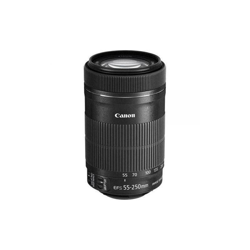 CANON - Canon EF-S 55-250mm f/4-5.6 IS STM Lente - Negro