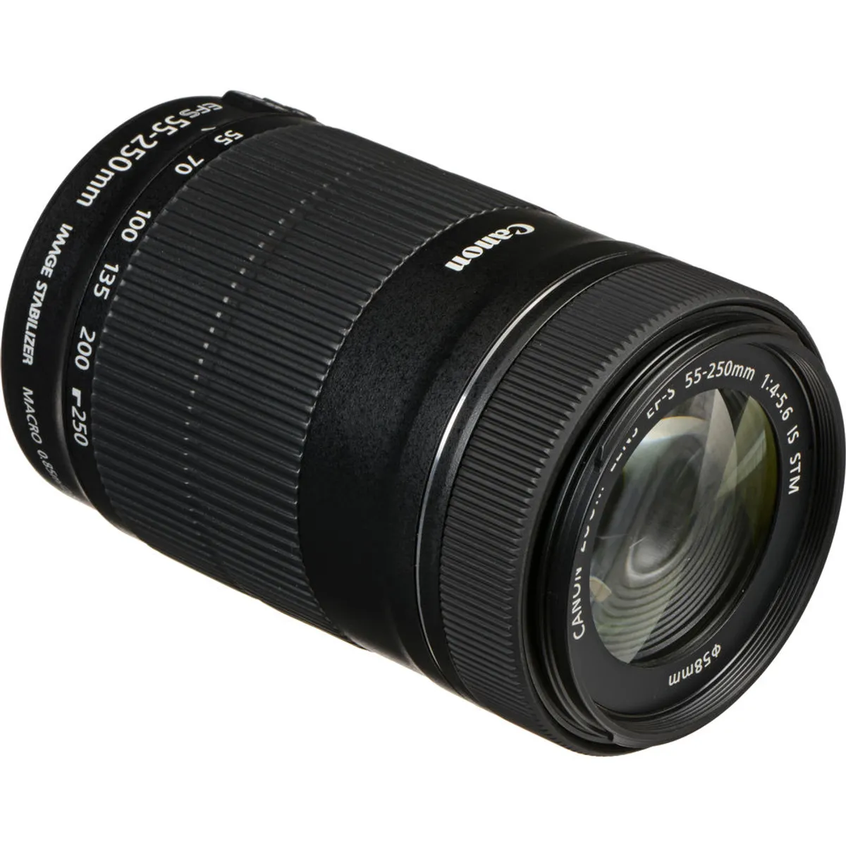 CANON - Canon EF-S 55-250mm f/4-5.6 IS STM Lente - Negro