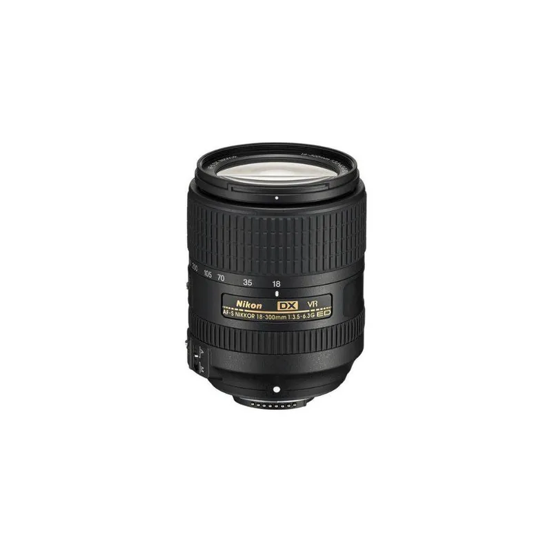 NIKON - Nikon AF-S DX NIKKOR 18-300mm f/3.5-6.3G ED VR Lente - Negro