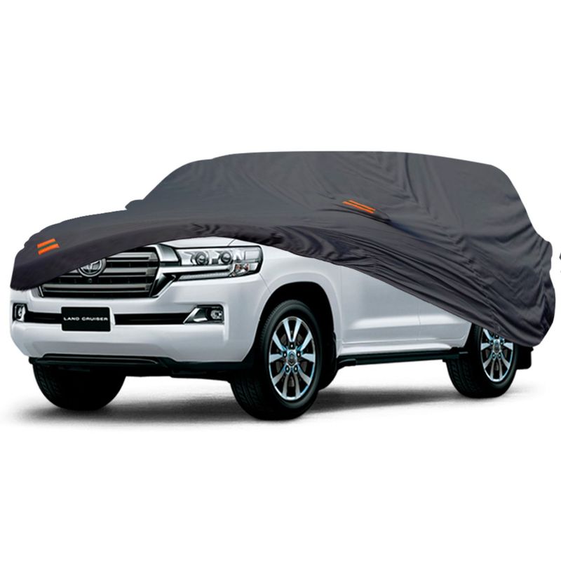 TECGO - PROTECTOR CUBIERTA COBERTOR TIPO TOYOTA LAND CRUISER GRIS