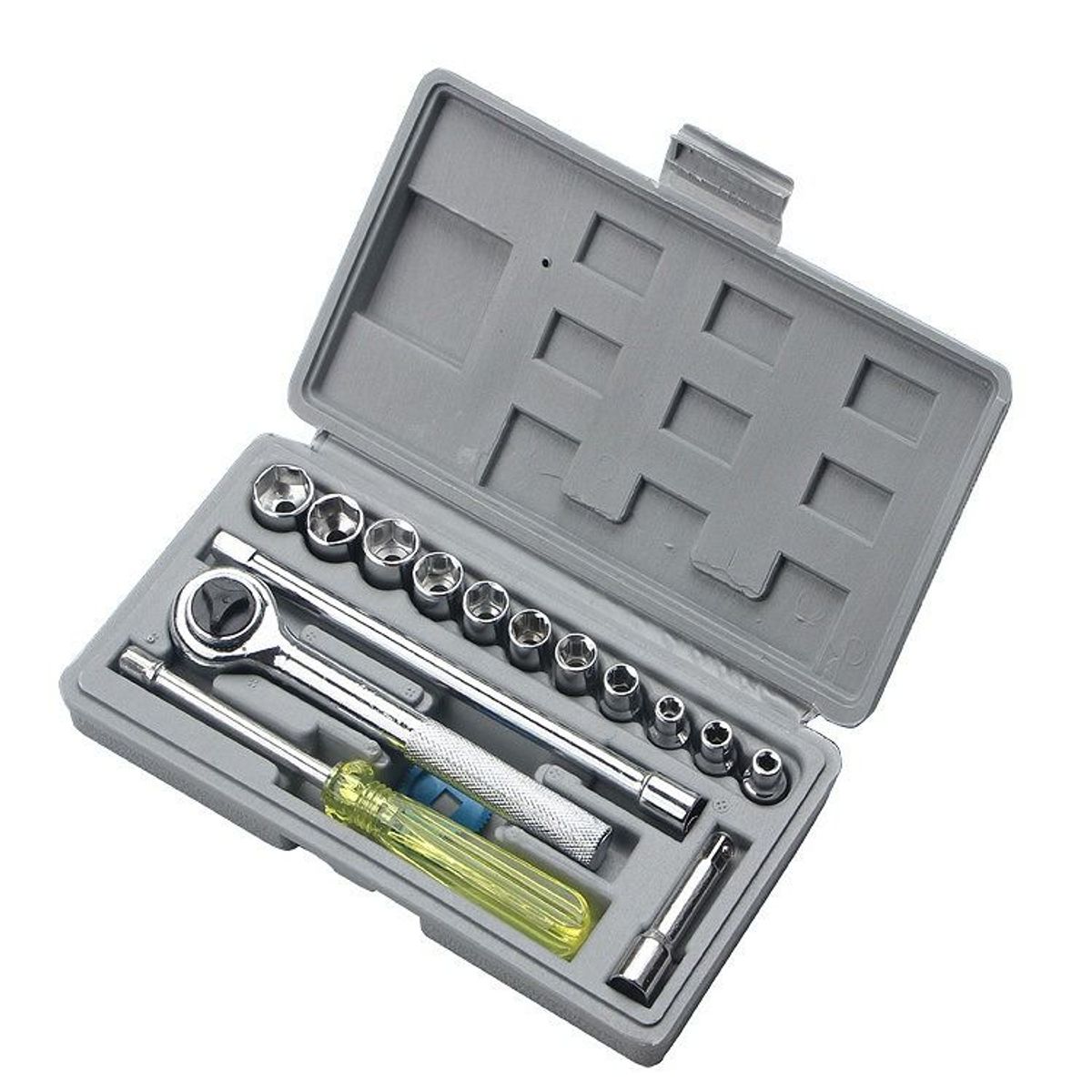 OEM - Juego de Llaves Dados 40Piezas de Tubo Caja de Herramientas