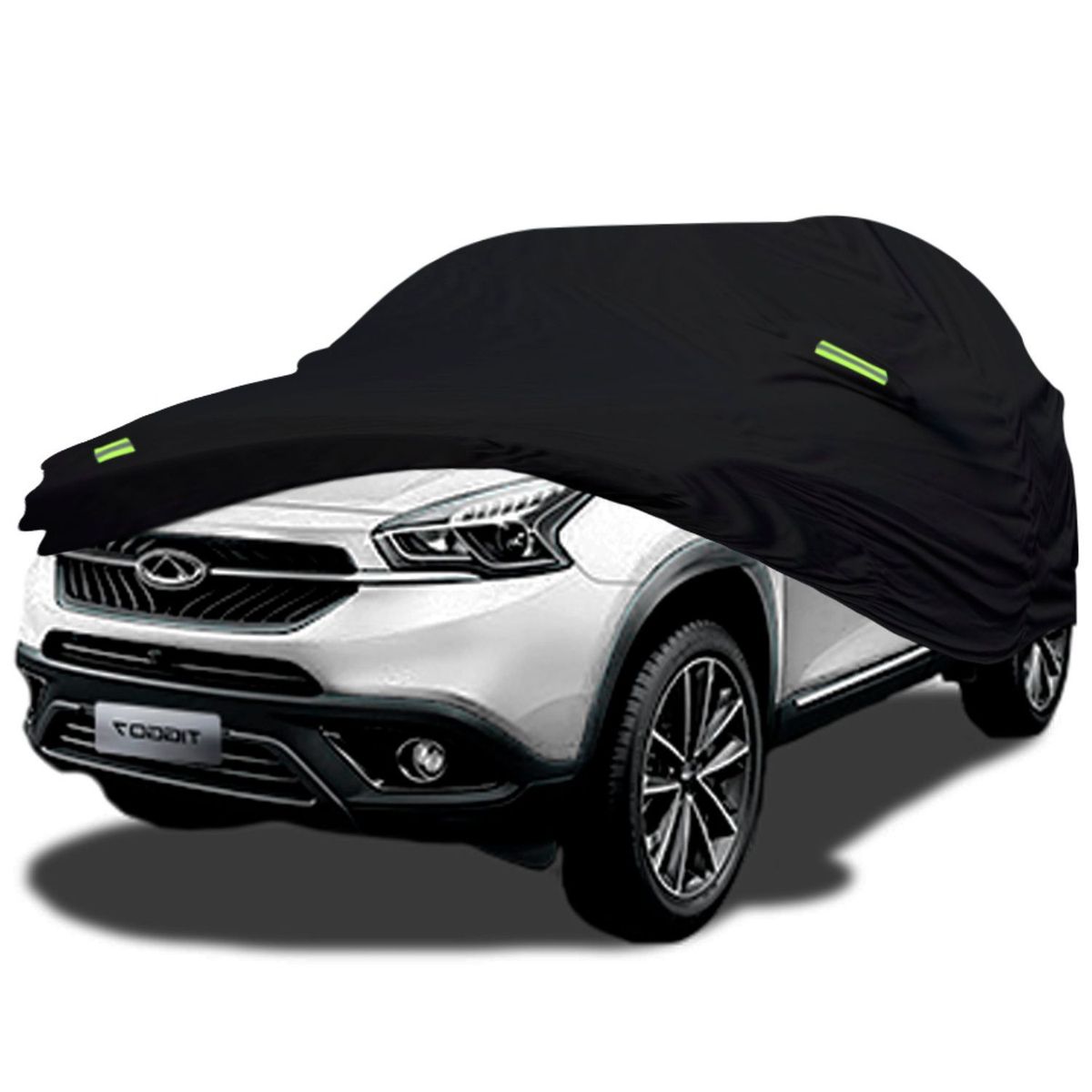 TECGO - PROTECTOR CUBIERTA COBERTOR TIPO CHERY NEW TIGGO 7 NEGRO