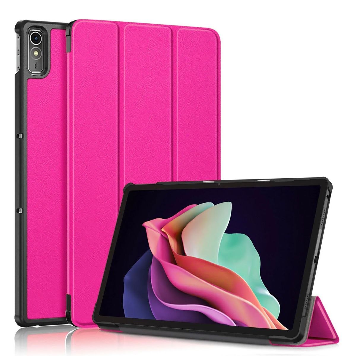 GENERICO - Funda para Tablet Lenovo P11 Plus 11.5 2da Gen Tb-350 Bookcover Fucsia