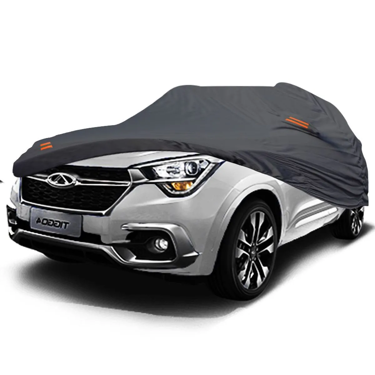 TECGO - PROTECTOR CUBIERTA COBERTOR TIPO CHERY NEW TIGGO 4 GRIS