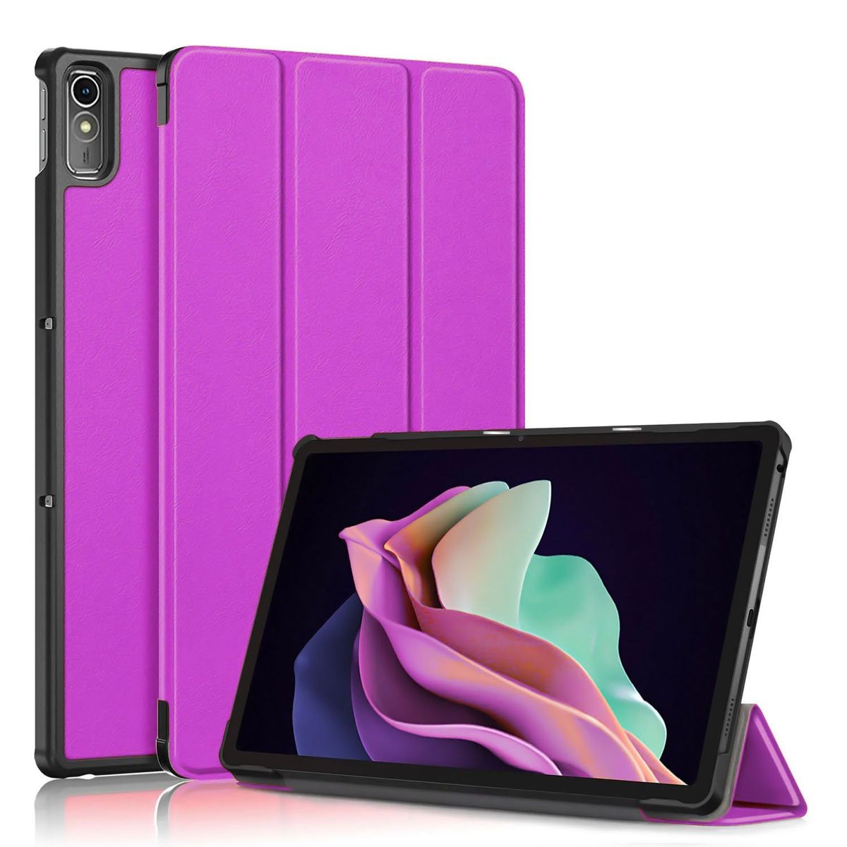 GENERICO - Funda para Tablet Lenovo P11 Plus 11.5 2da Gen Tb-350Bookcover Morado