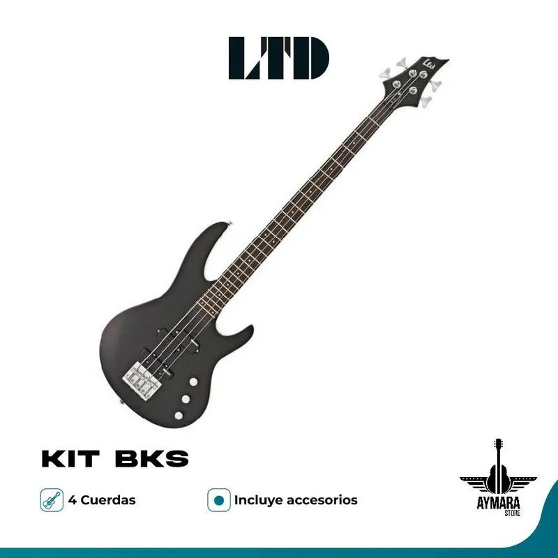 LTD - LTD B10 KIT BKS BAJO ELECTRICO 4 CUERDAS