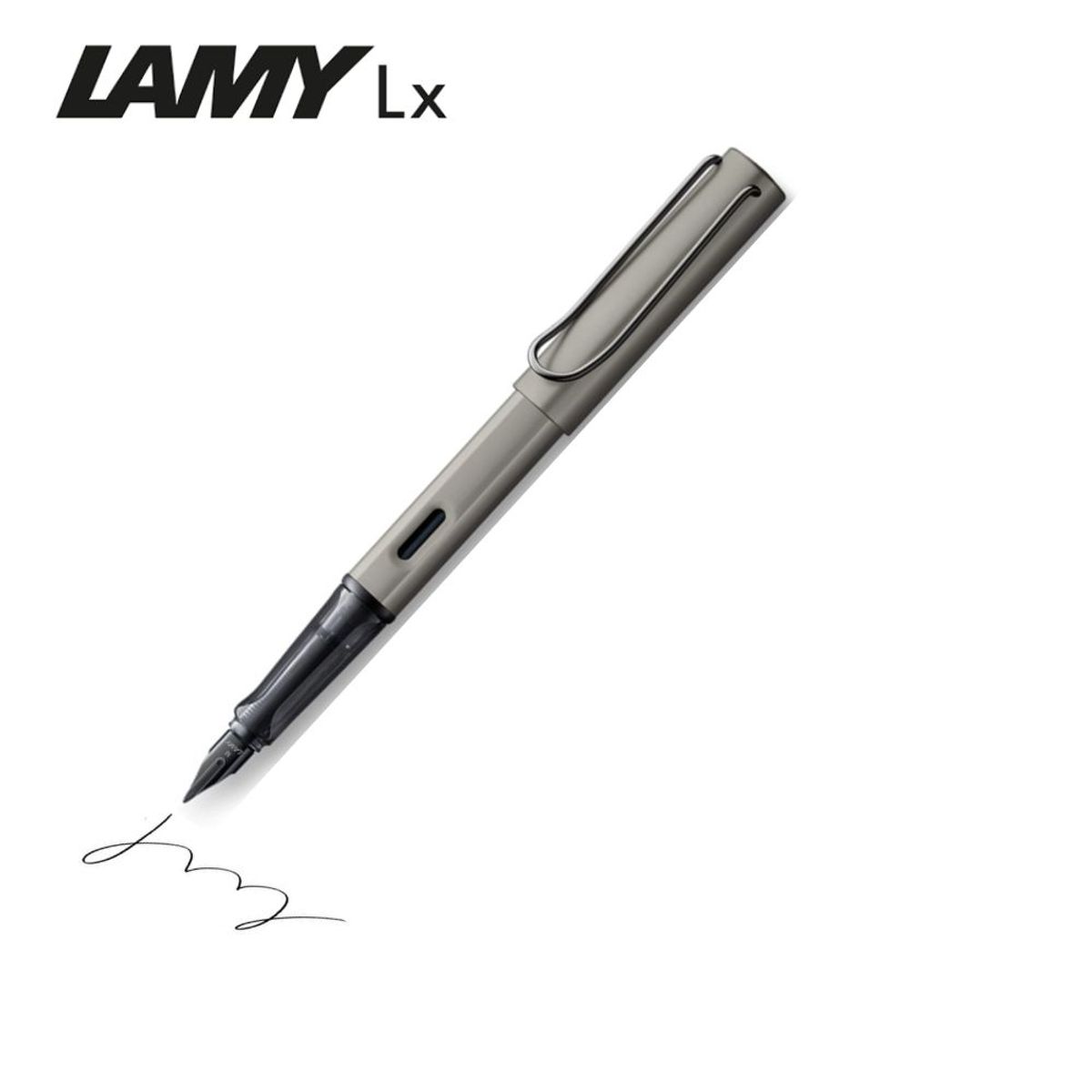 LAMY - Pluma Fuente LX M bl Ruthenium