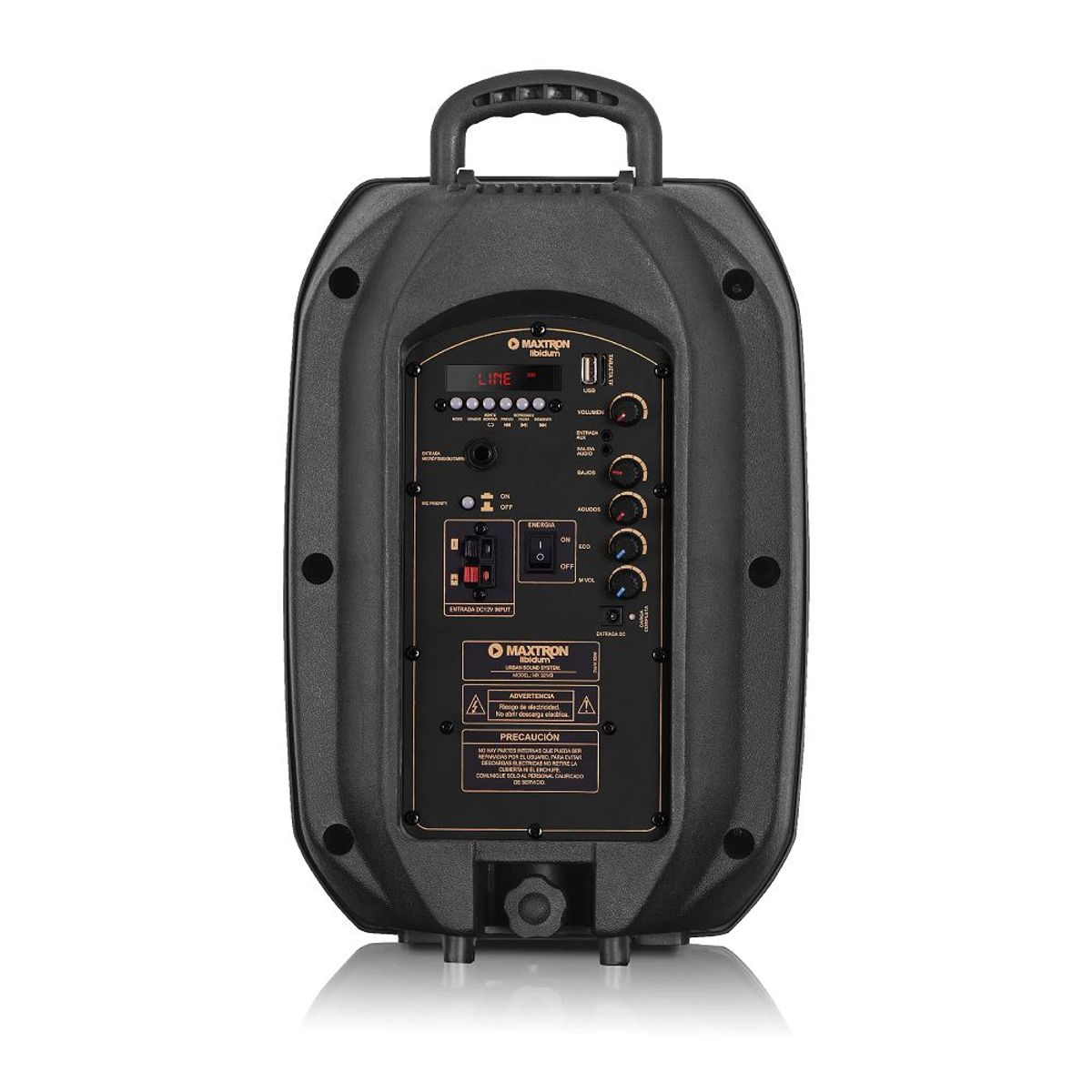 MAXTRON - Parlante Portátil Maxtron Libidum MX 321VB Micrófono Inalámbrico