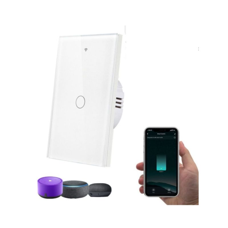 GENERICO - Interruptor Inteligente Wifi Simple Blanco