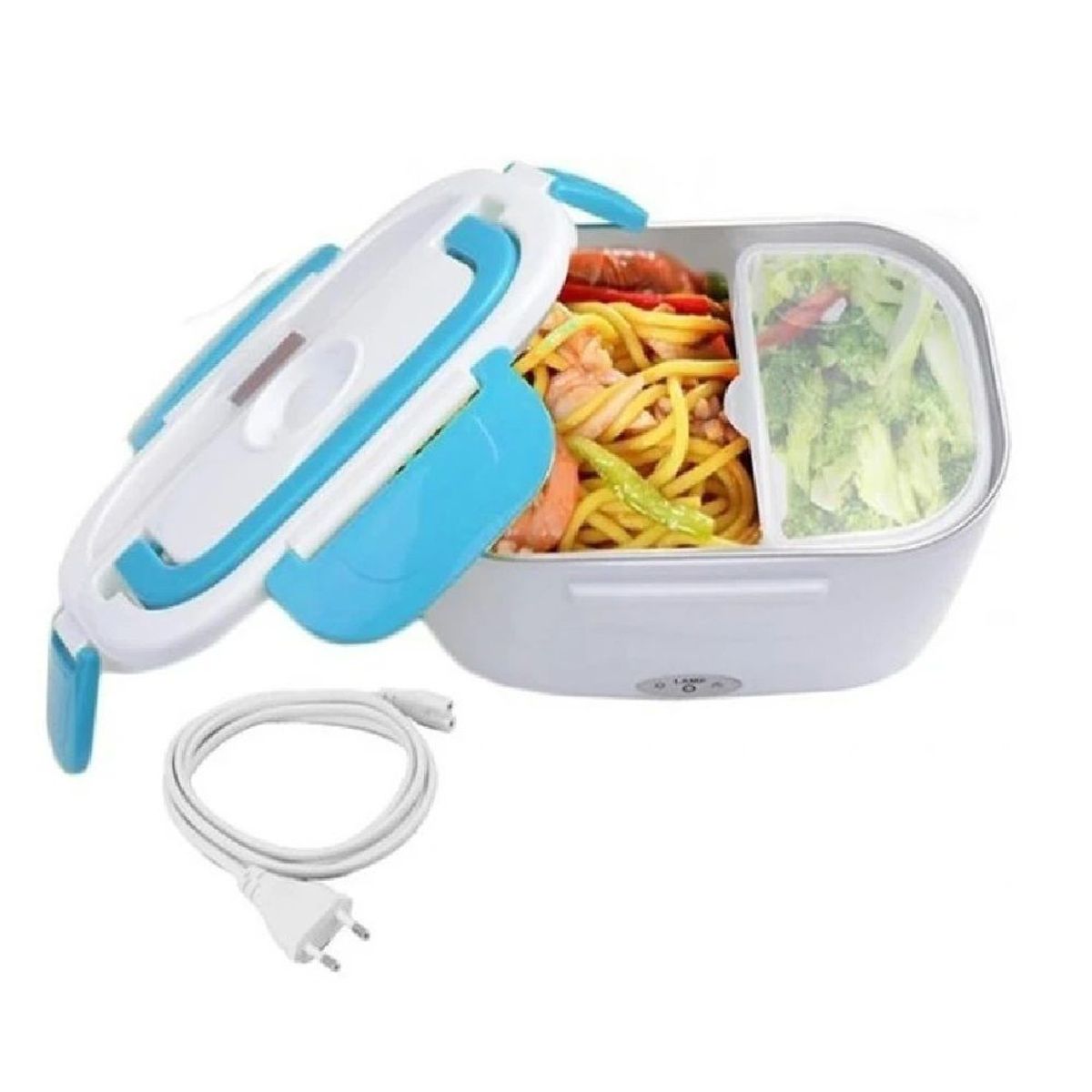 GENERICO - Lonchera Taper Electrico para Calentar Alimentos CELESTE