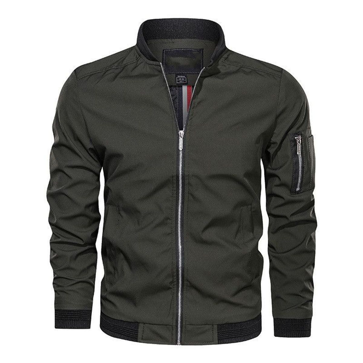 BLWOENS - Chaqueta Bomber Blwoens  Verde Manga Larga Casual