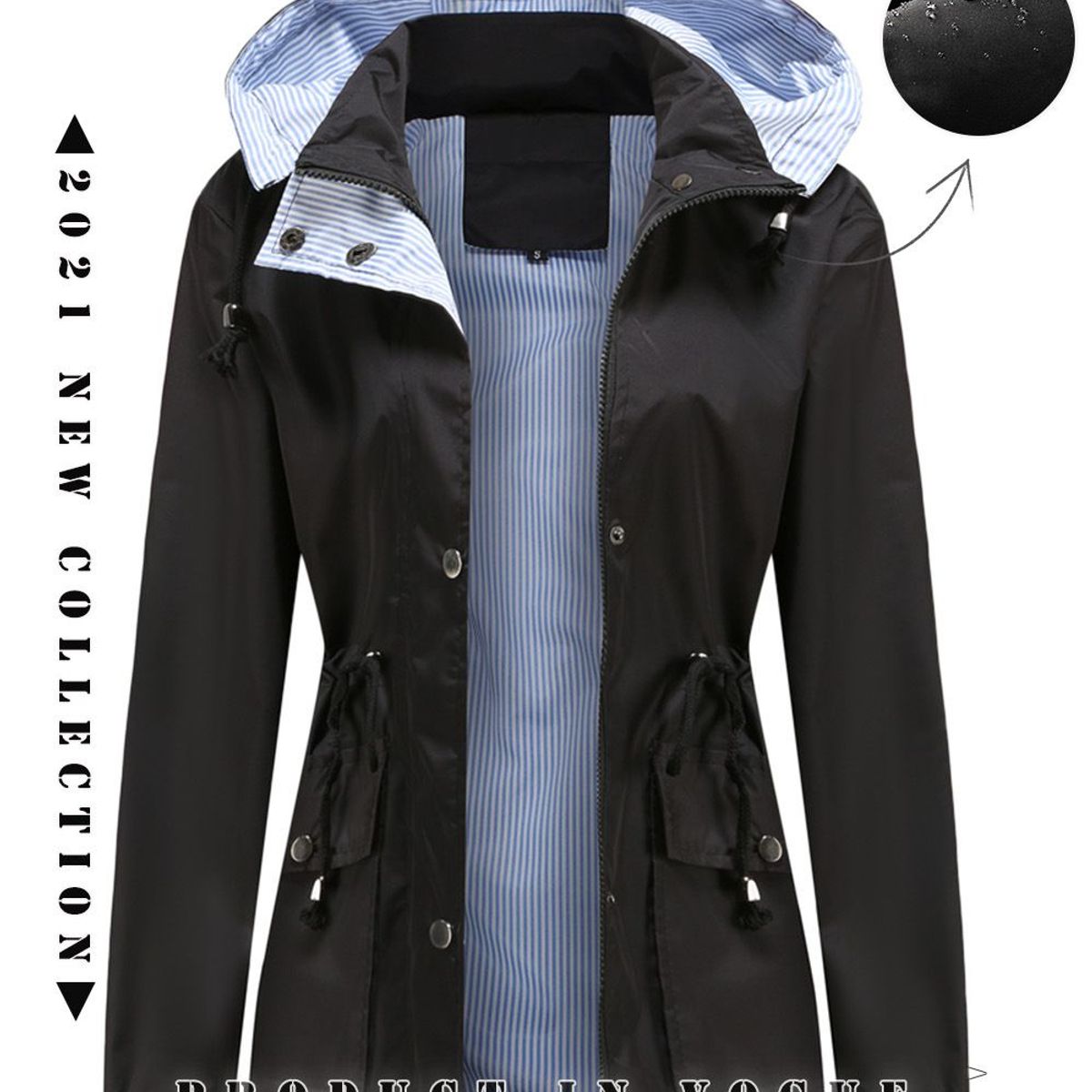 BLWOENS - Chaqueta de mujer - Negro